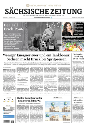 Cover of Sachsische Zeitung (Meissen Radebeul und das Elbland)