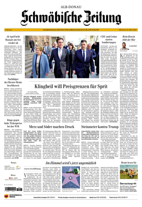 Cover of Schwabische Zeitung (Alb-Donau)