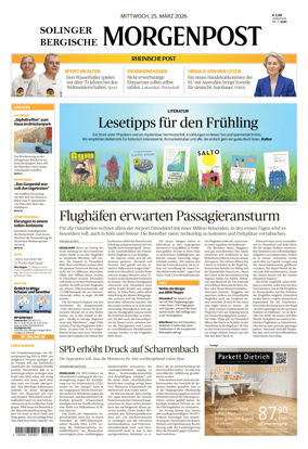 Cover of Solinger Bergische Morgenpost/Remscheid
