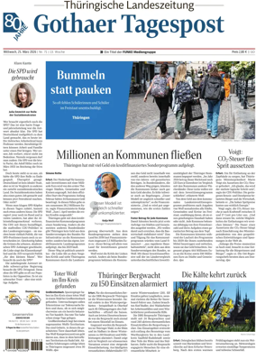 Cover of Thuringische Landeszeitung (Gotha)