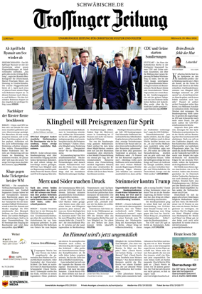 Cover of Trossinger Zeitung
