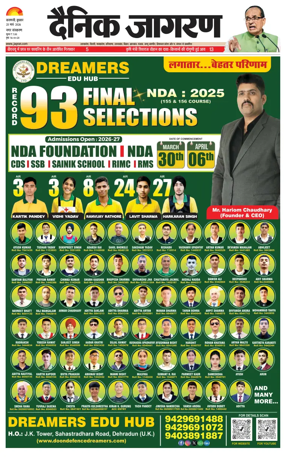 Cover of Dainik Jagran - Varanasi