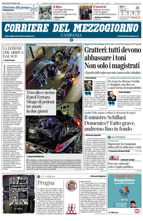 Cover of Corriere del Mezzogiorno (Campania)