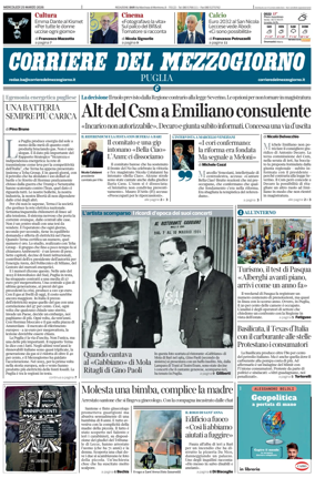 Cover of Corriere del Mezzogiorno (Puglia)