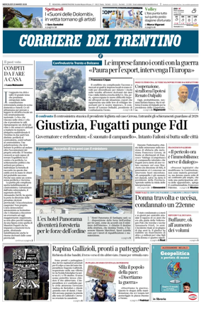 Cover of Corriere del Trentino