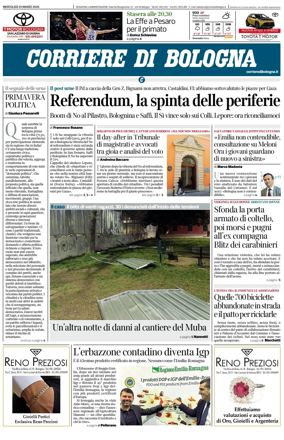 Cover of Corriere di Bologna