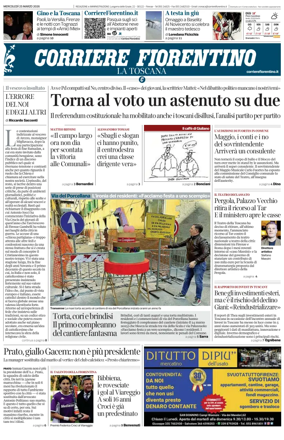 Cover of Corriere Fiorentino
