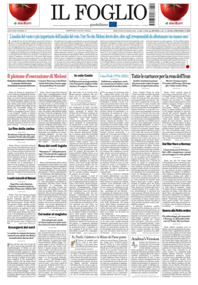 Cover of Il Foglio Quotidiano