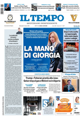 Cover of Il Tempo (Nazionale)