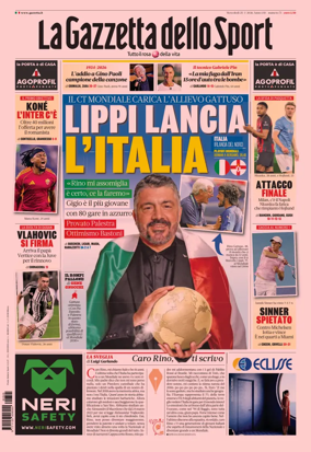 Cover of La Gazzetta dello Sport - Napoli