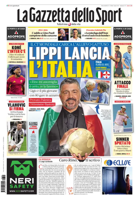 Cover of La Gazzetta dello Sport - Roma