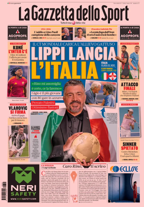Cover of La Gazzetta dello Sport