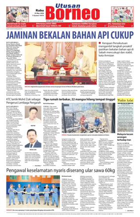Cover of Utusan Borneo (Sabah)