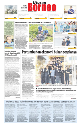 Cover of Utusan Borneo (Sarawak)