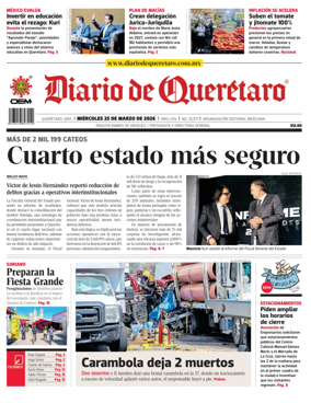 Cover of Diario de Queretaro