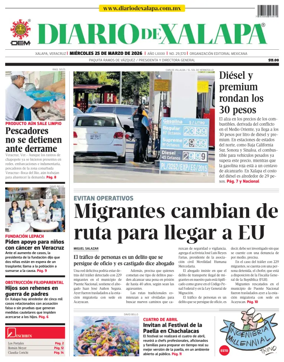 Cover of Diario de Xalapa