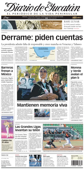 Cover of Diario de Yucatan