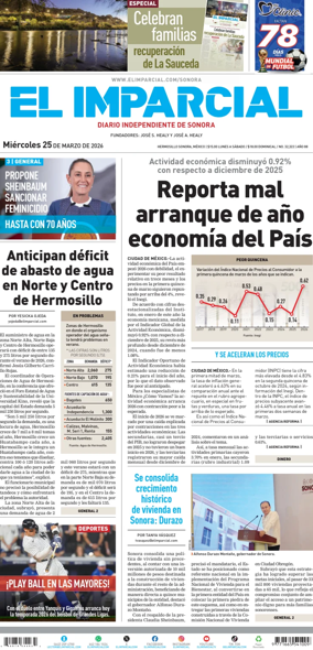 Cover of El Imparcial