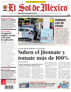 Cover of El Sol de Mexico