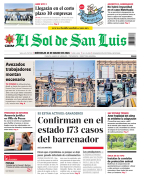 Cover of El Sol de San Luis Potosi