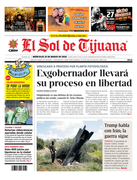 Cover of El Sol de Tijuana