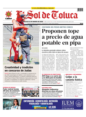 Cover of El Sol de Toluca