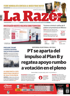 Cover of La Razon de Mexico