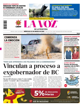 Cover of La Voz de la Frontera
