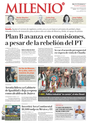 Cover of Milenio Monterrey