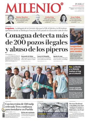 Cover of Milenio Puebla