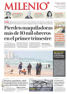 Cover of Milenio Tamaulipas