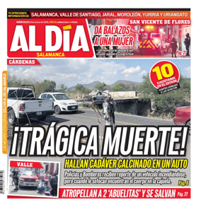 Cover of Periodico Al Dia (Salamanca)