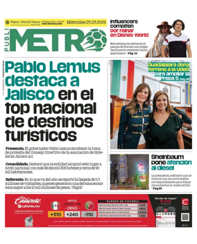 Cover of Publimetro Guadalajara