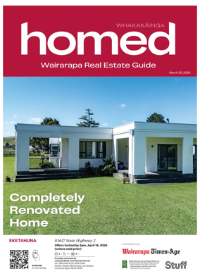 Cover of Homed Wairarapa