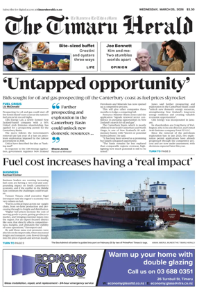 Cover of The Timaru Herald