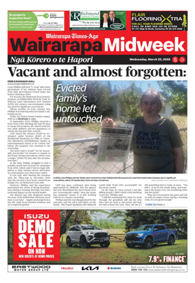 Cover of Wairarapa Times-Age Midweek