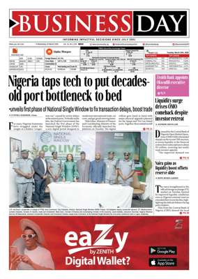 Cover of Business Day (Nigeria)