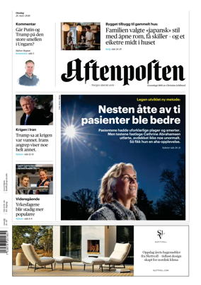 Cover of Aftenposten