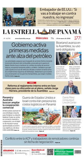 Cover of La Estrella de Panama