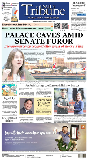 Cover of Daily Tribune (Philippines)