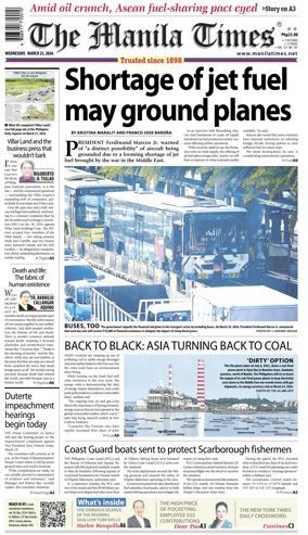Cover of The Manila Times