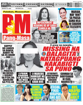 Cover of PM Pang-Masa