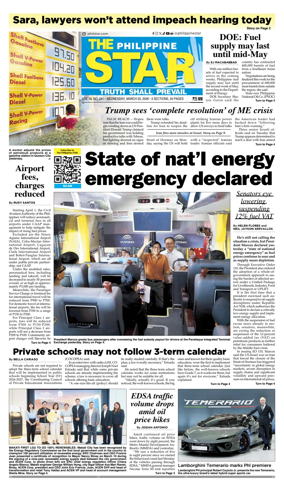 Cover of The Philippine Star