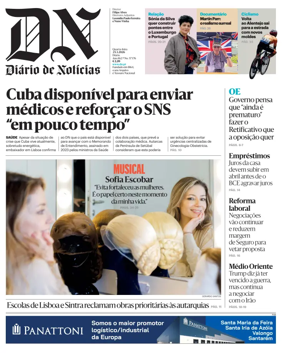 Cover of Diario de Noticias
