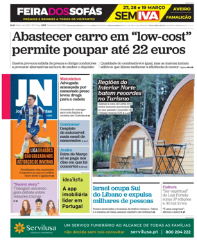 Cover of Jornal de Noticias