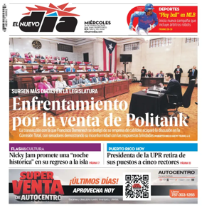 Cover of El Nuevo Dia