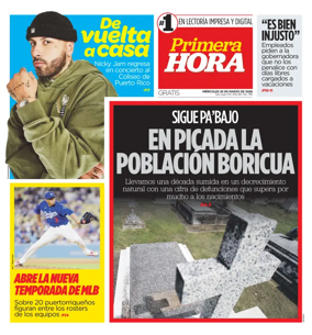 Cover of Primera Hora