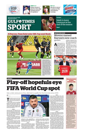 Cover of Gulf Times Sport