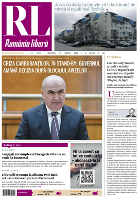 Cover of Romania Libera