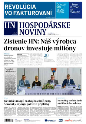 Cover of Hospodarske noviny